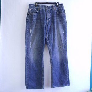Big Star Voyager Relaxed Distressed Straight Jeans